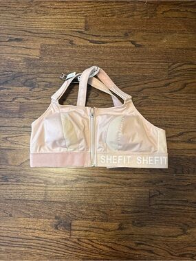 SheFit 2Luxe Front Zip Adjustable Sports Bra